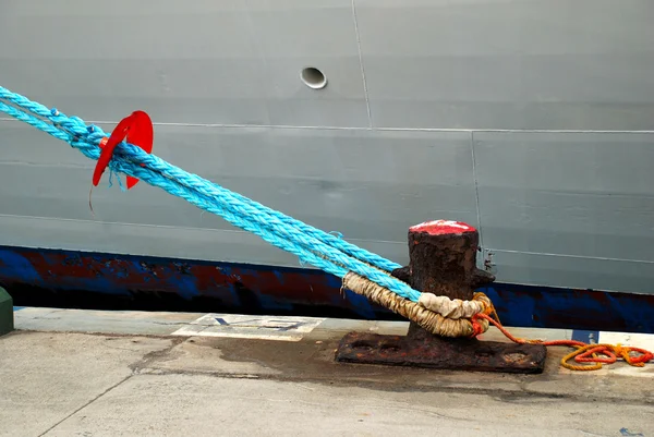 Docked ship — Stok fotoğraf