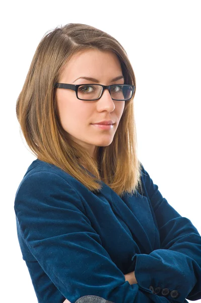 Close-up of a young businesswoman — Stock Photo, Image