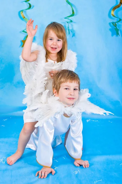 Прекрасные маленькие ангелы — стоковое фото