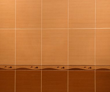 kahverengi fayans duvar