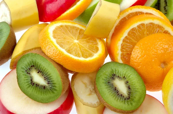 Смешанные со свежими фруктами — стоковое фото