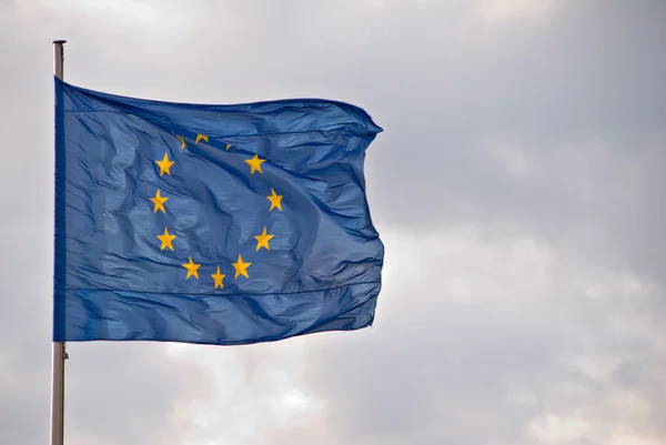 欧洲人民联盟的旗帜 图库图片