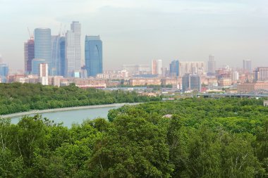 Panorama of Moscow. clipart