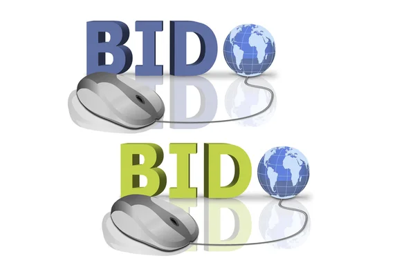 Stock image Bid online