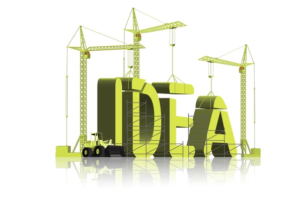 Ideia construindo invenções de criatividade — Fotografia de Stock