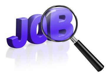 Job work search recruitment vacancy carreer clipart