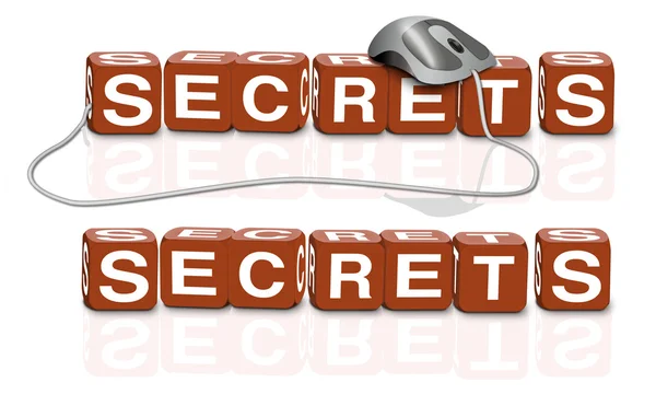 Секретная конфиденциальная информация — стоковое фото