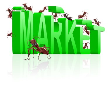 Market building marketing clipart