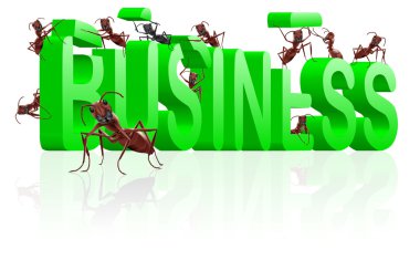 Ant business clipart
