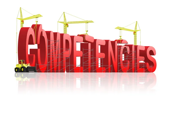 Budowanie kompetencji — Zdjęcie stockowe