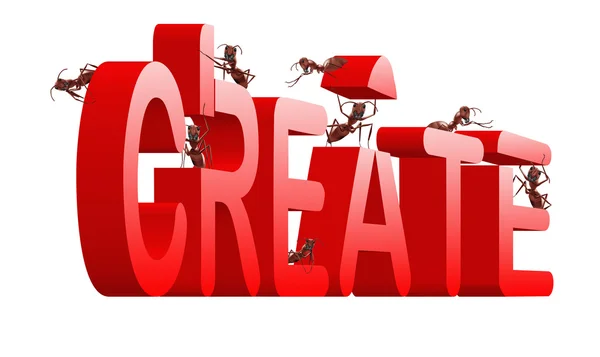 Create realize innovate idea — Stock Photo, Image