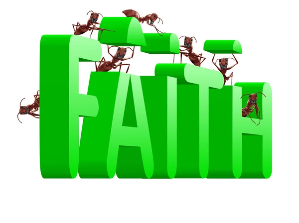 Building faith — Stock Photo, Image