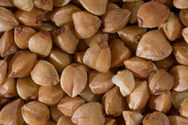 乾燥したゴールデン蕎麦の割りによって生成されるパターン — ストック写真