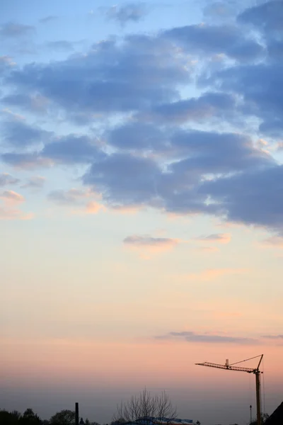 stock image Sunset sky with clouds.