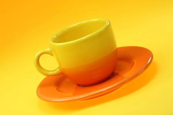 Kaffeetasse mit Untertasse. — Stockfoto