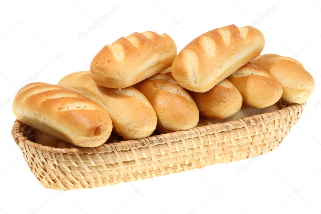 Basket of bread roll.