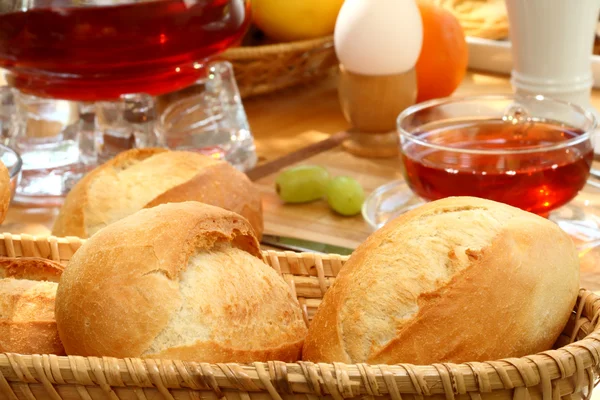 아침에 신선한 빵. — 스톡 사진