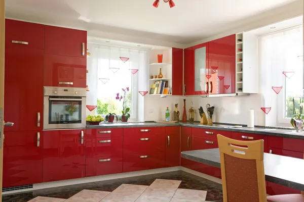 Moderne Kücheneinrichtung. — Stockfoto