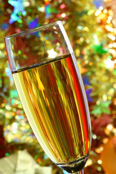 Ett glas champagne. — Stockfoto