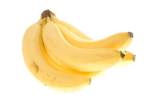 Plátanos sobre blanco . — Foto de Stock