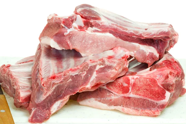 Raw meat ribs. — Stock Photo, Image