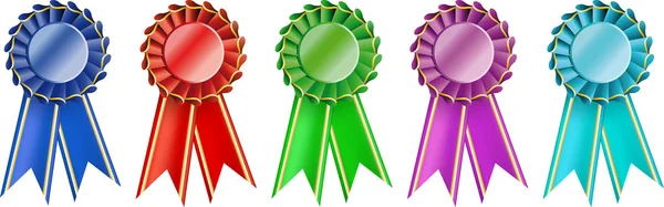 Set award ribbons — Stock Vector