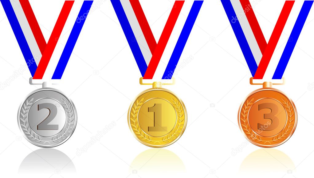 Set award ribbons