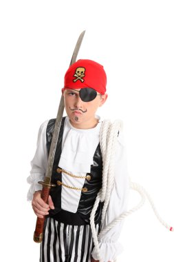 Mean or Angry Pirate clipart