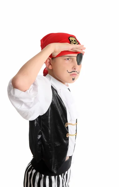 Ahoy Pirate looking out — Stock Photo, Image