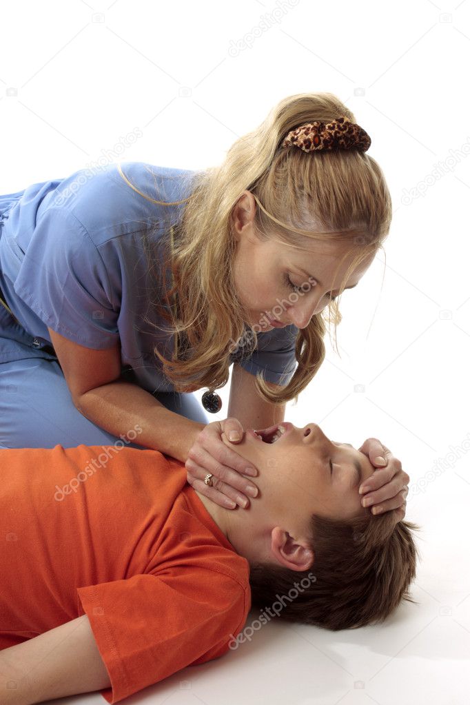 Resuscitation of a boy
