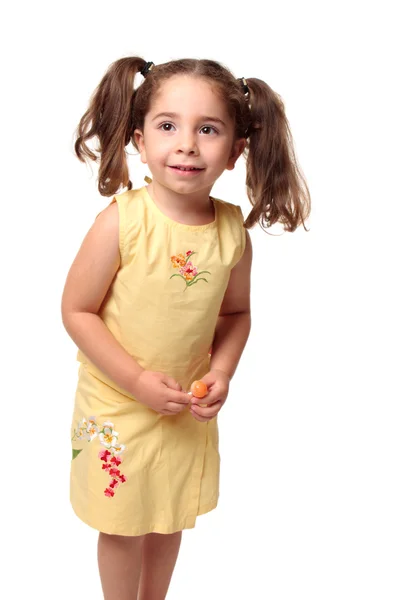 Vackra leende barn girl — Stockfoto