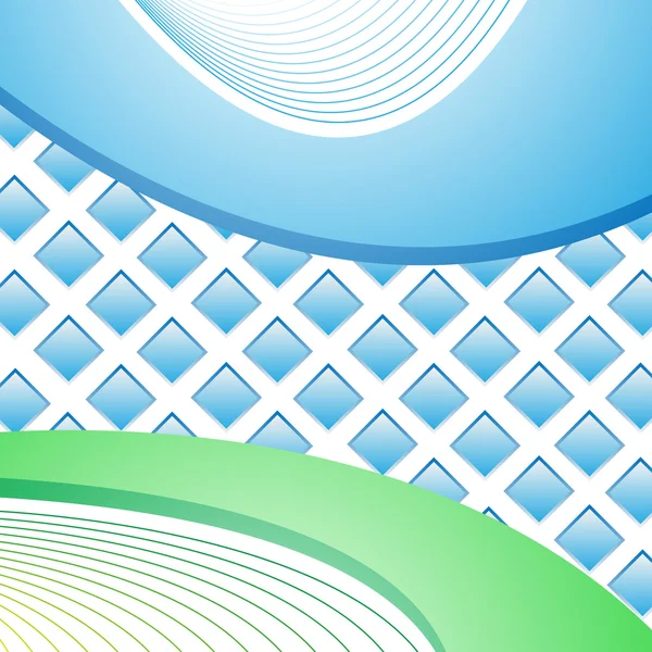 Fond vert et bleu — Image vectorielle