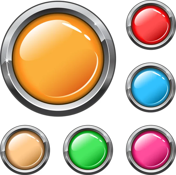 Best buttons — Stock Vector