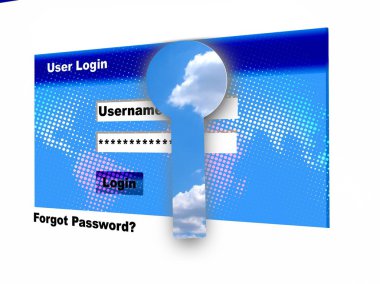 Login Screen clipart