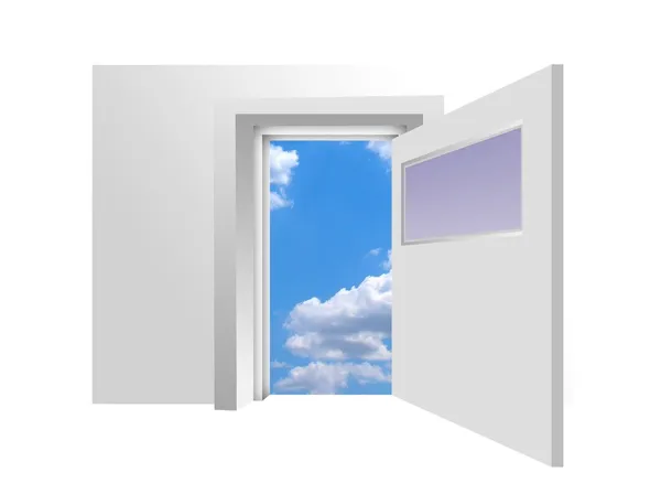 Nyitott ajtó — Stock Fotó