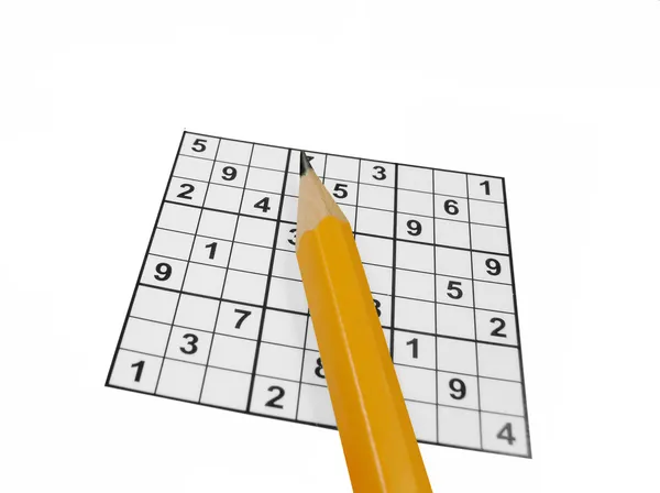 Rompecabezas sudoku —  Fotos de Stock