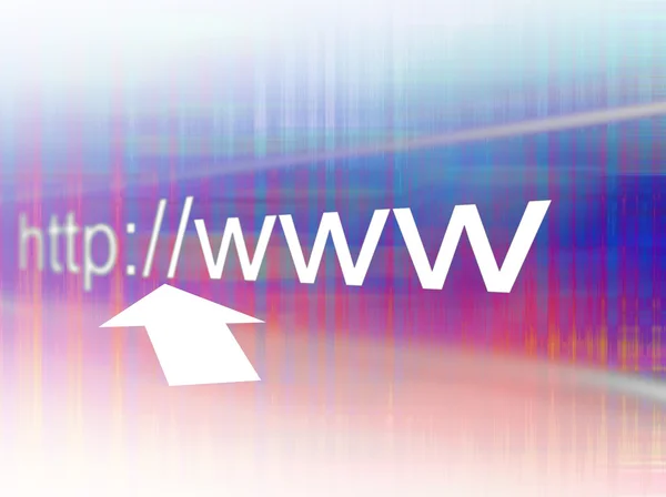HTTP серфинга веб — стоковое фото