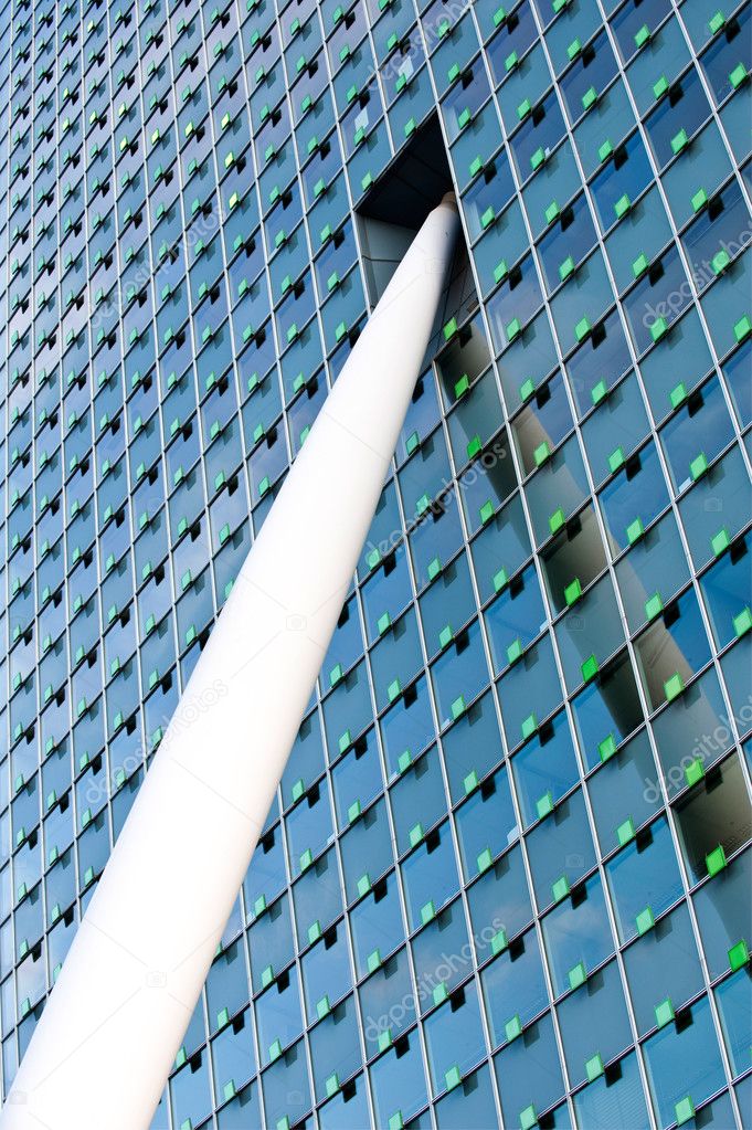 A part of an office building