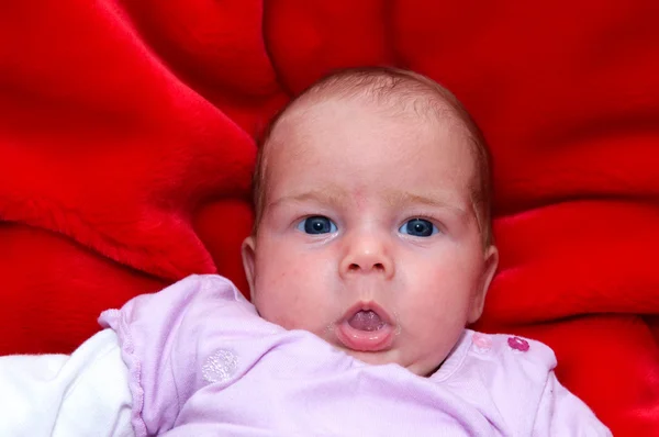 Retrato de uma menina-bebê — Fotografia de Stock