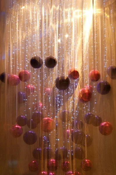 Hanging christmas balls — Stock Photo, Image