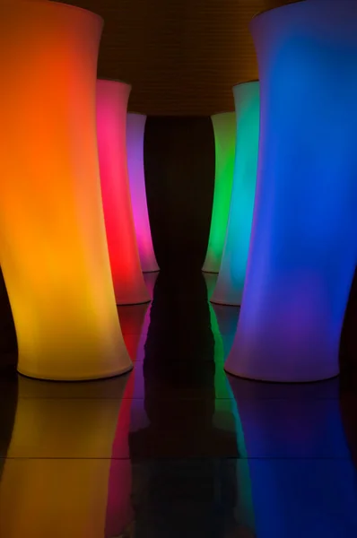 Pilares coloridos — Fotografia de Stock