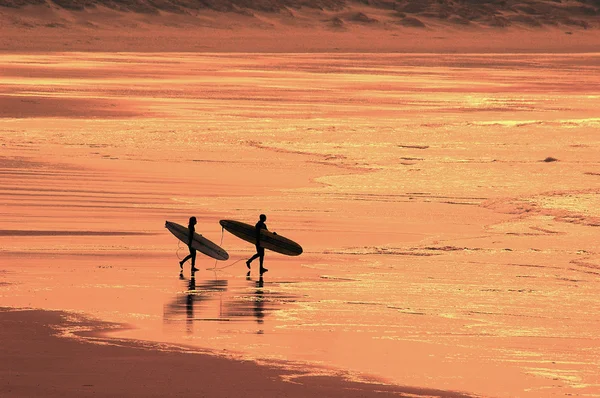 Surfistas ambulantes — Fotografia de Stock