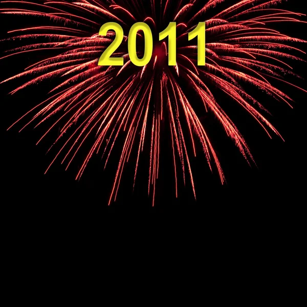 Firework salute 2011 — Stock Photo, Image