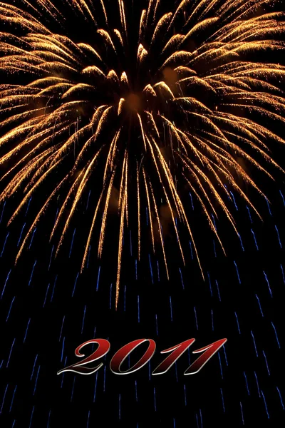 Feuerwerk 2011 — Stockfoto