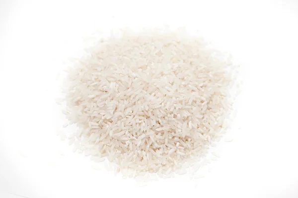Ρύζι που απομονώνονται σε λευκό — Φωτογραφία Αρχείου