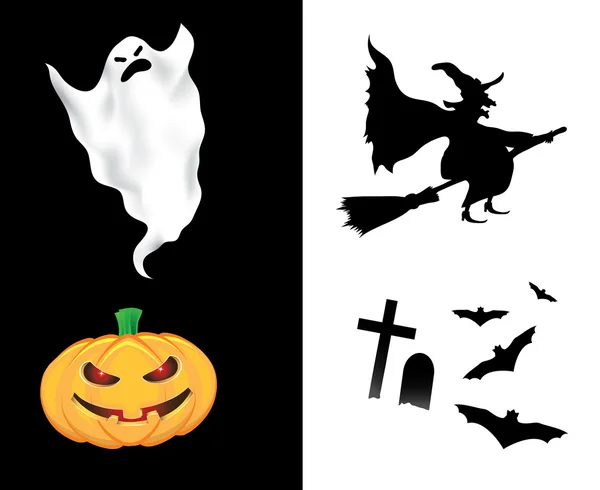 Halloween design elements — Stock Vector