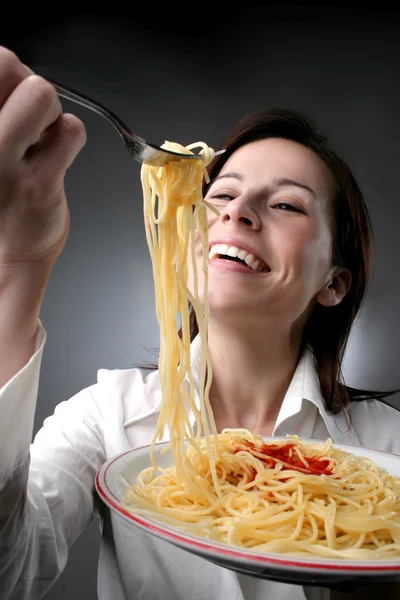 Spaghetti Stockfoto