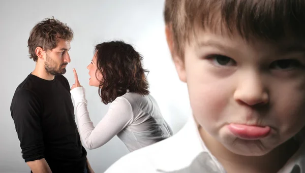 Quarrel in famiglia — Foto Stock