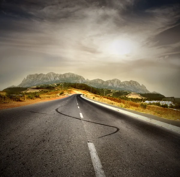 Countryside road — Stock Photo, Image