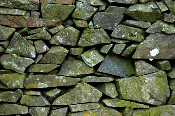 Abstract Background of a Dry Stone Wall — Stock Photo, Image